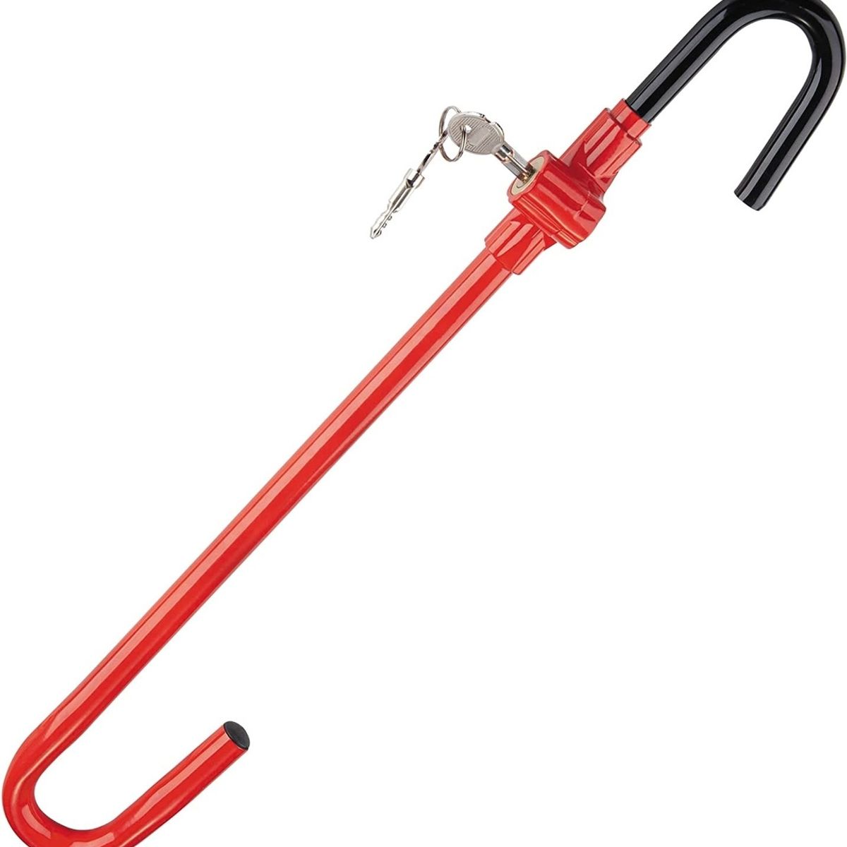 GENERICO - Traba Volante Y Pedal Antirrobo + Llave Cq-legend 8021 Metal.