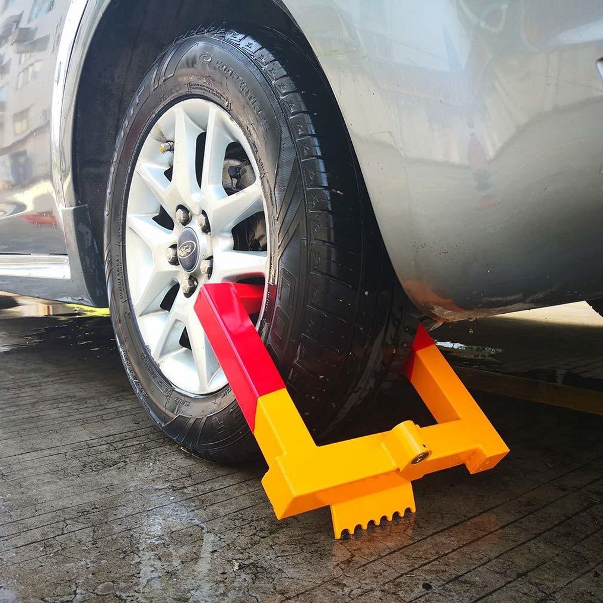 GENERICO - Traba Rueda De Seguridad Grande Xl Antirobo