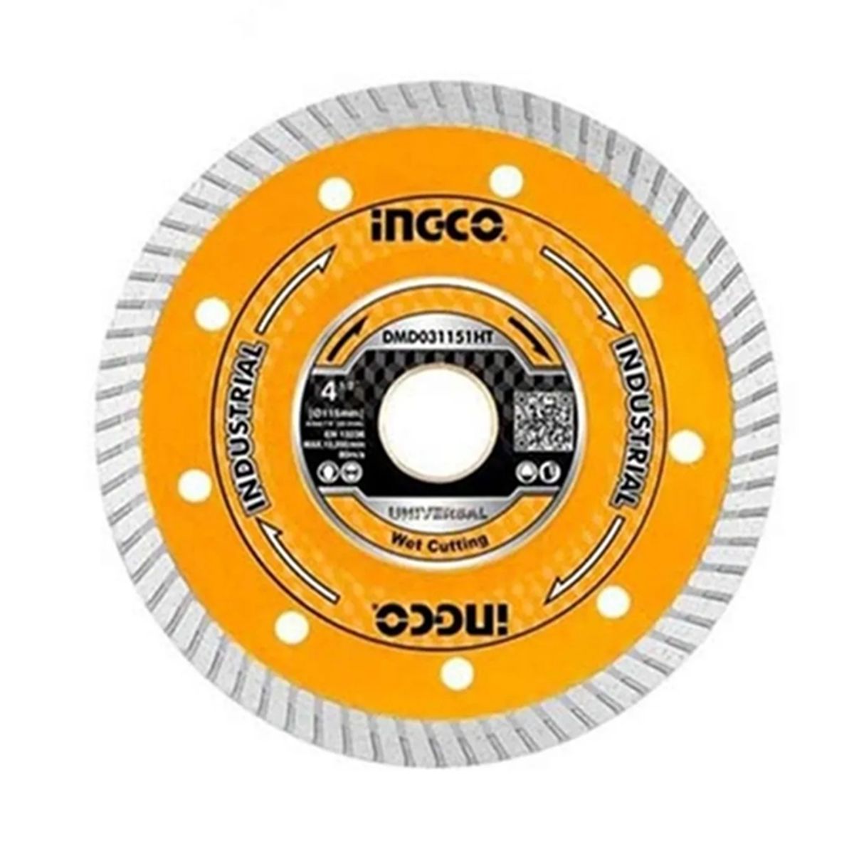 INGCO - Disco Diamantado 4 1/2 115mm Corte Turbo Ingco Dmd031151ht