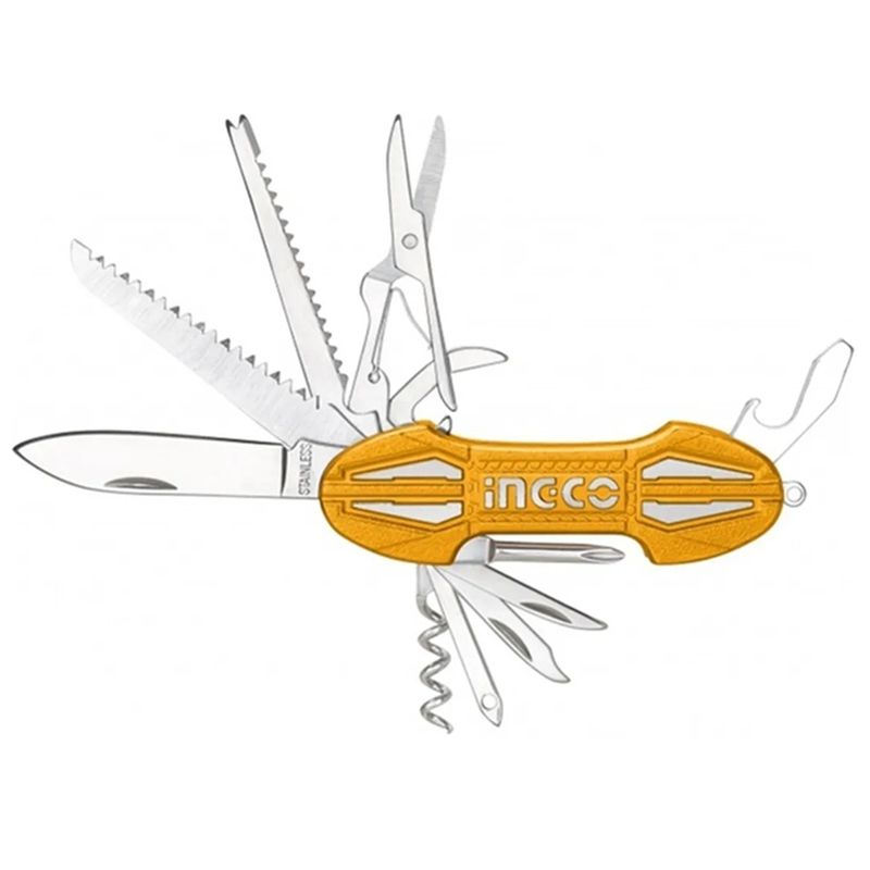 INGCO - Navaja Cortaplumas Multiusos 15 En 1 Ingco Hmfk8158