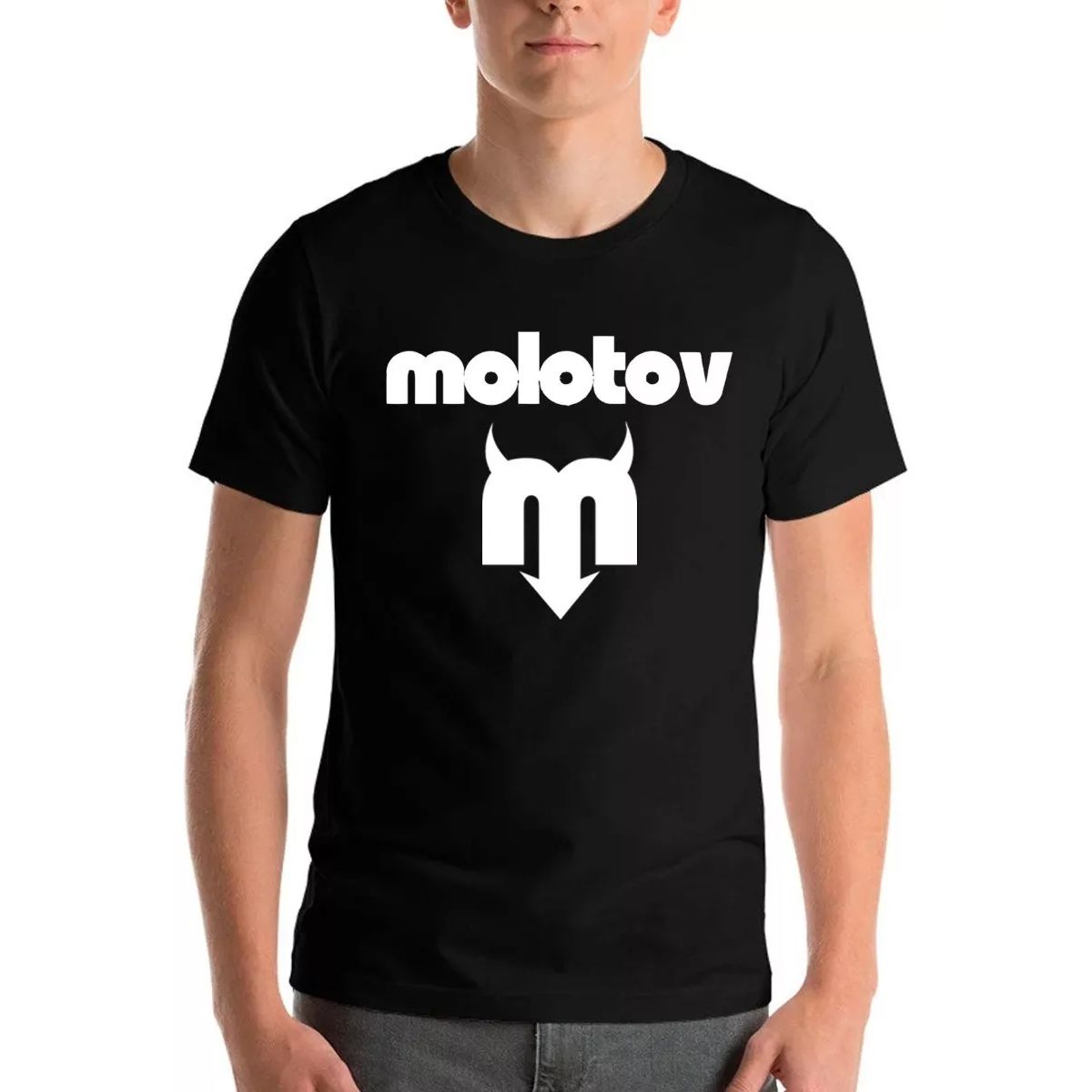 ROLY - Polera Rock Molotov Algodón_.