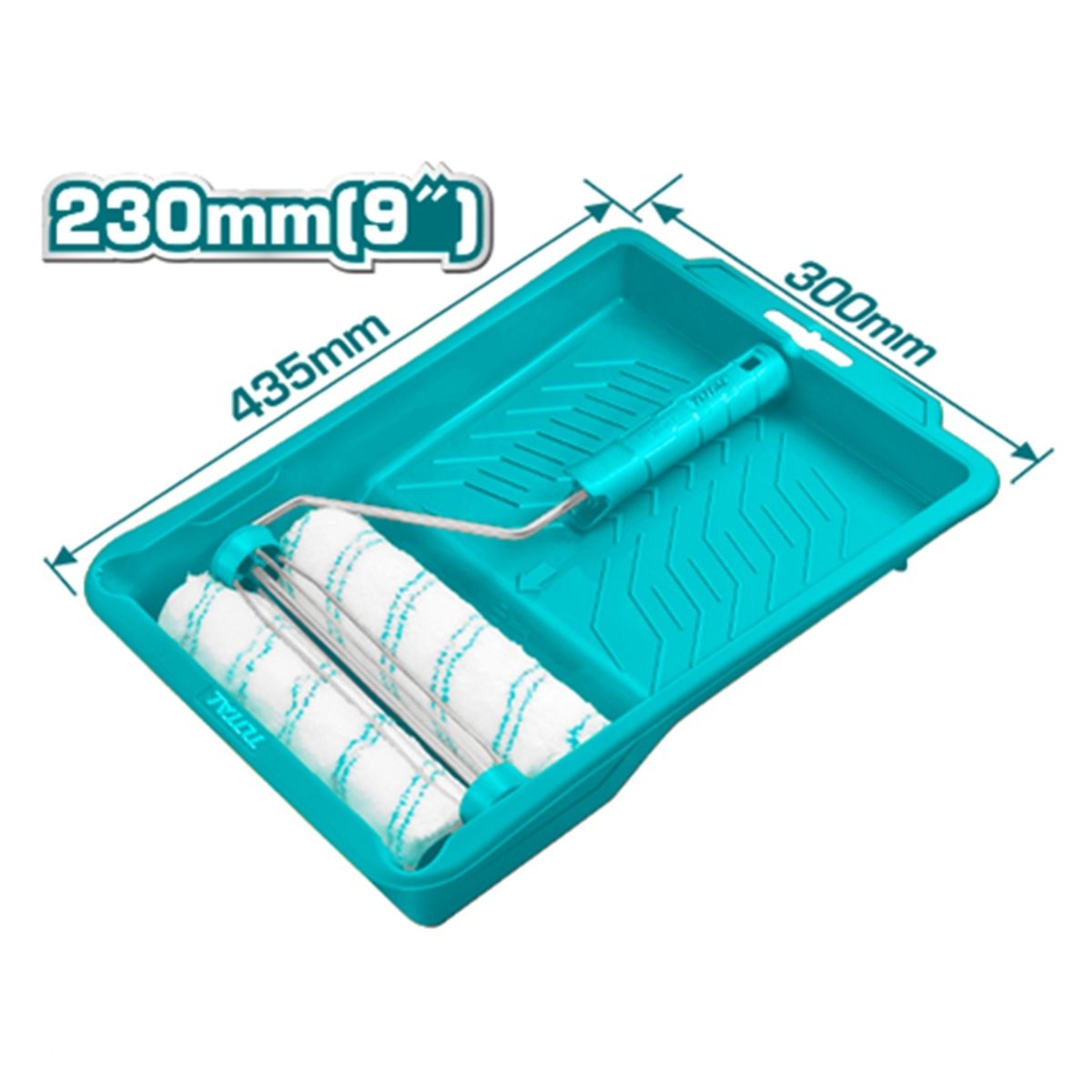 TOTAL TOOLS - Kit P/ Pintar Bandeja+ Rodillo 9 Pulgadas Total Tht811223041