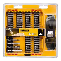 DEWALT - Set 52 Piezas Atornillar + Gafas Oscuras Dt71550-qz