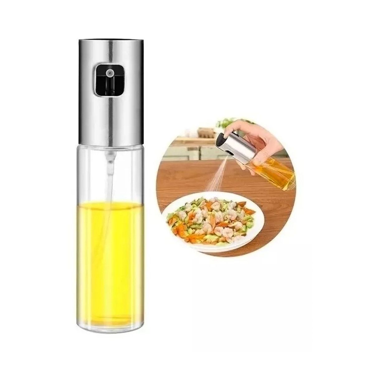 GENERICO - Dispensador Spray Aceite Rociador Aceitero Pulverizador