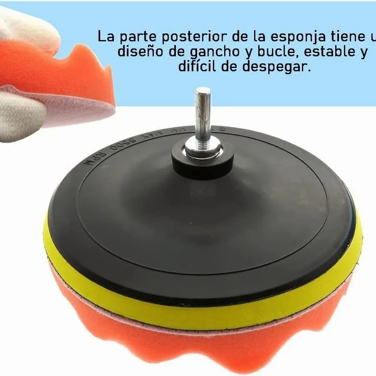 KUANGYE - Set De 17 Accesorios Discos Esponjas Pulir Pulidoras Auto