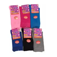 GENERICO - X12 Calcetines Mujer Diabético Algodón docena Sin Costuras