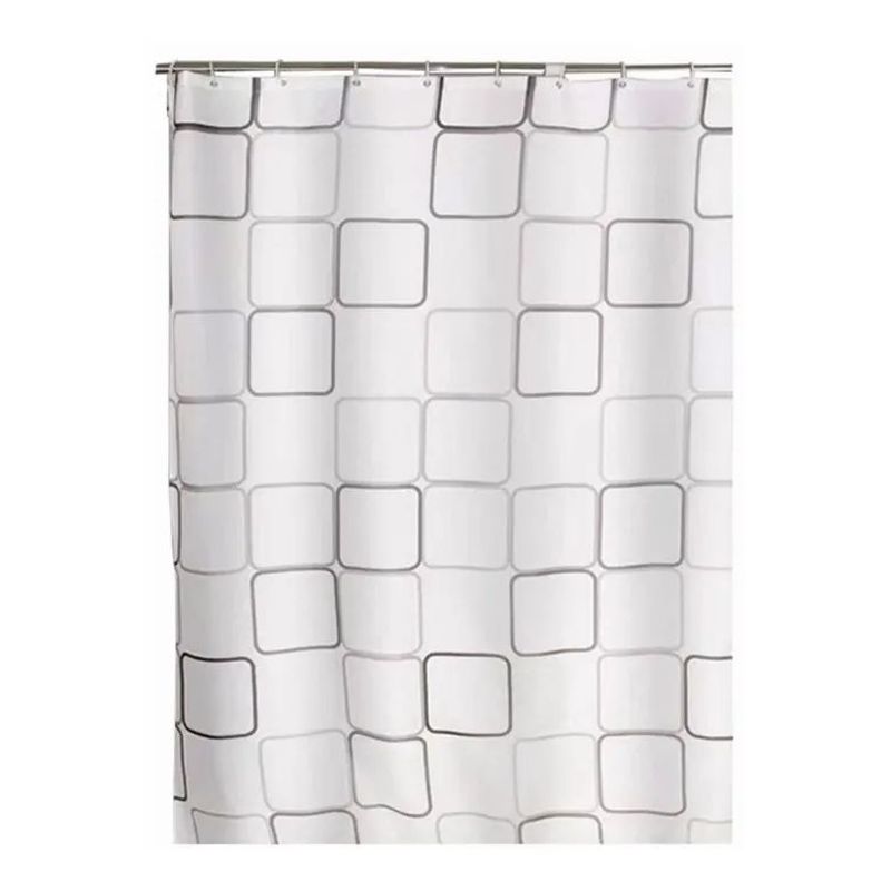 KUANGYE - Cortina De Baño Lavable Tela Poliestér 180180cm Impermeable