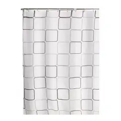 KUANGYE - Cortina De Baño Lavable Tela Poliestér 180180cm Impermeable