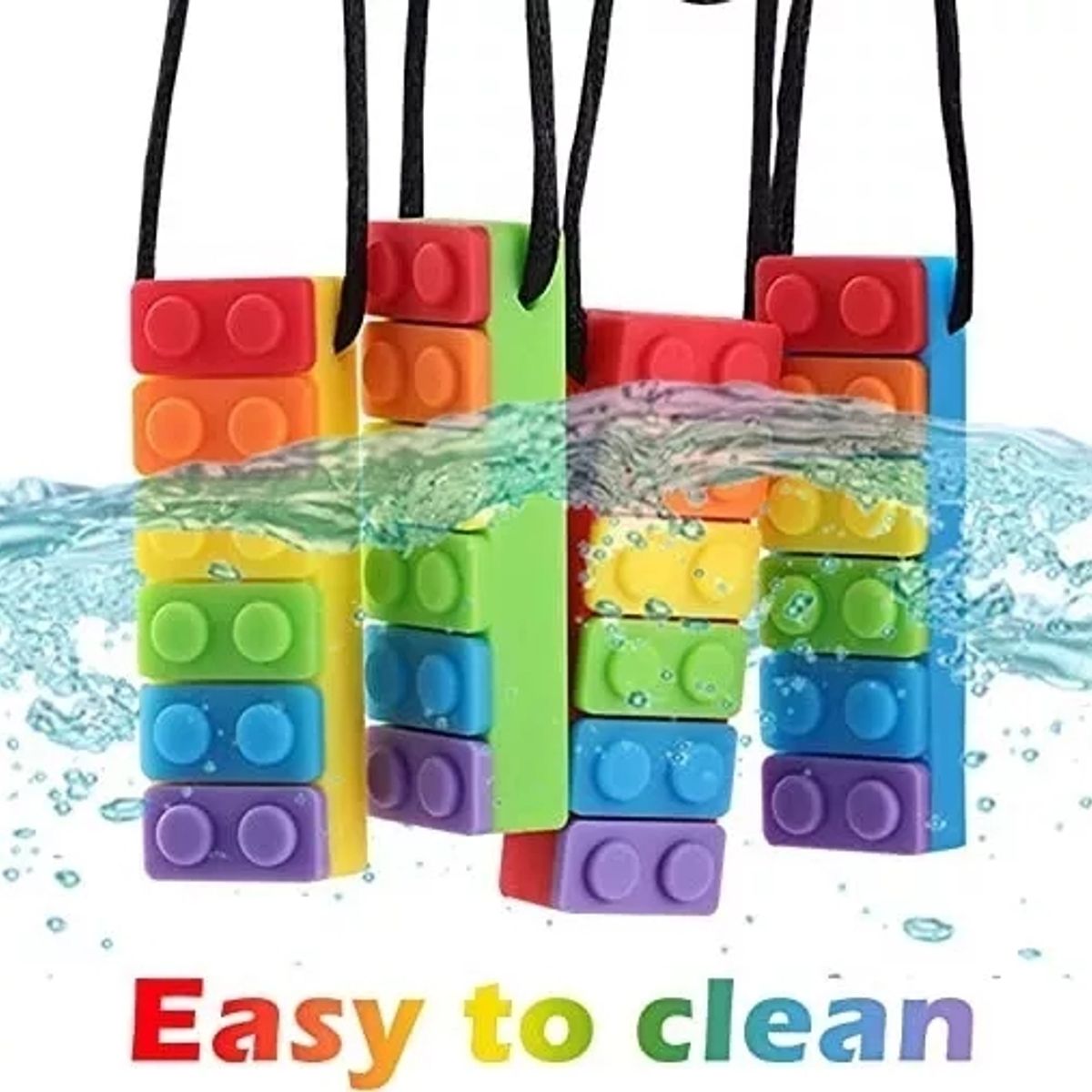 KUANGYE - Collar Sensorial Mordedor Autismo Deficit Atencional 2 Pcs