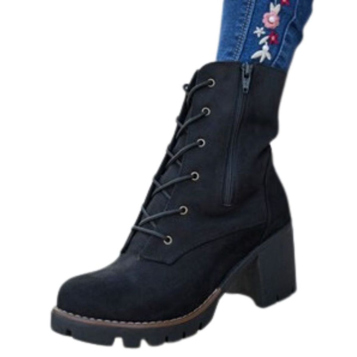 IMPORTADORA PASCALE MC - Botín Mujer Trenza negro