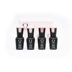 ORGANIC NAILS - COLOR GEL NUDE TRASLUCIDOS 4 PIEZAS 7.5 ML
