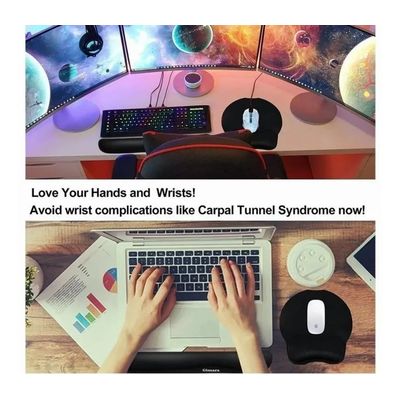 Imagen 2 del producto Reposamuñecas Mouse Alfombrilla Teclado Muñeca