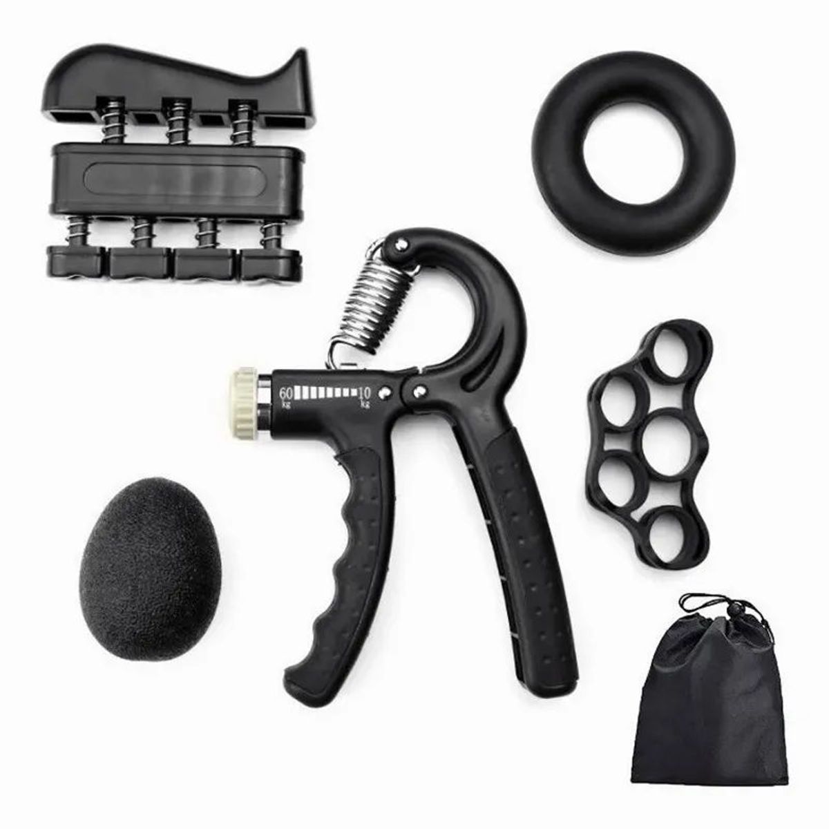 KUANGYE - Juego Fortalecedor Agarre Mano Kit Anillo Dedo Resistencia