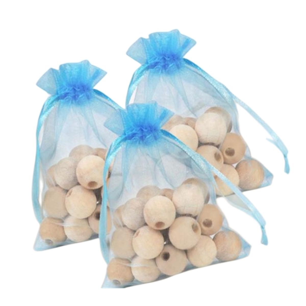 KUANGYE - Repelente Polillas Bolsa 60 Bolas De Cedro + Bolsita