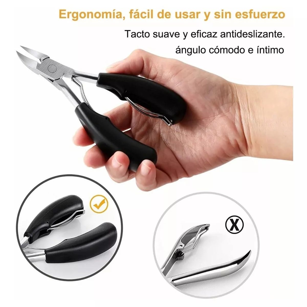 KUANGYE - Cortauñas Dedo Pie Corta Uñas Encarnadas Gruesas Piel Muerta