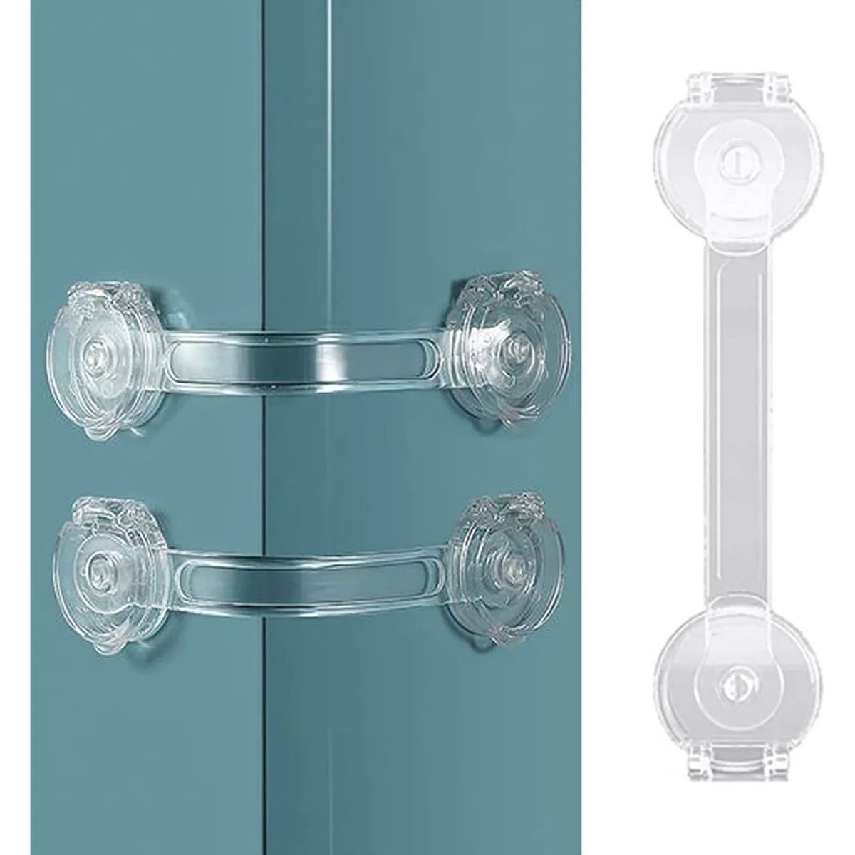 KUANGYE - Pack 20 Seguros Niños Bebé Puertas/ Cajones/ Refrigerador