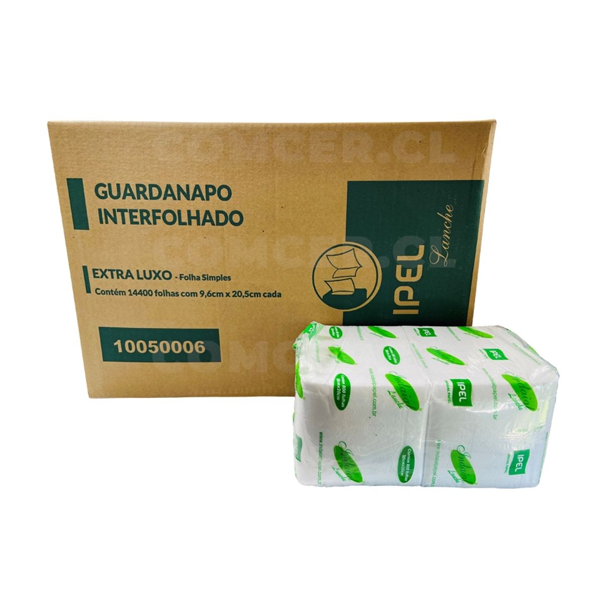 GENERICO - Servilleta Interfoliada Hoja Simple 14.400 unidades