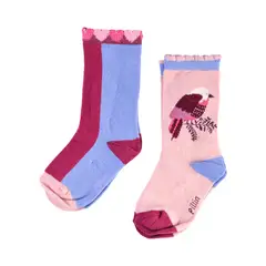 PILLIN - Set 2 Pzas Calcetín Bebé Niña Multicolor