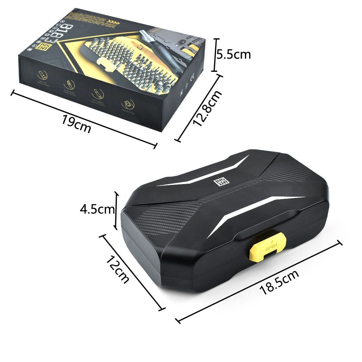 AIZO - Set Destornillador De Precision Mini Juego 145 Piezas