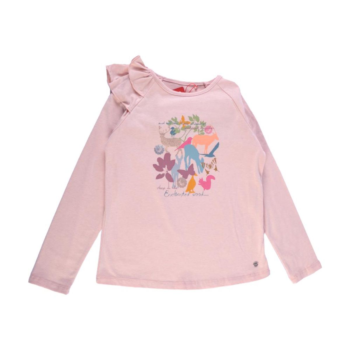 PILLIN - Polera Manga Larga Niña Rosado Pillin PILLIN