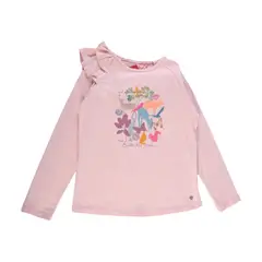 PILLIN - Polera Manga Larga Niña Rosado