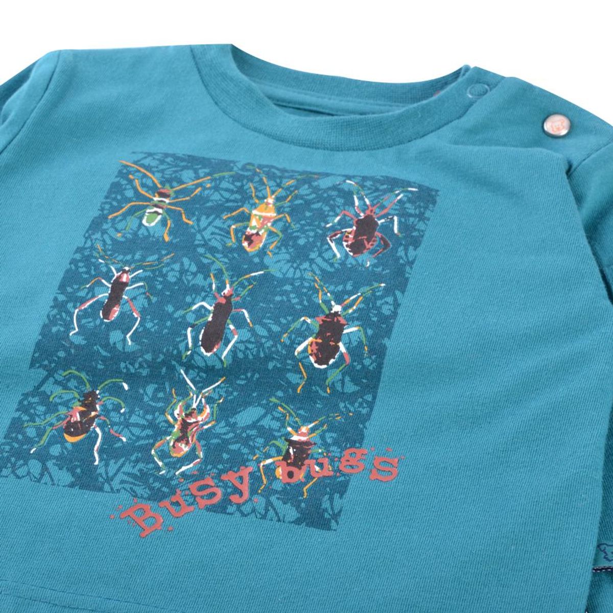 PILLIN - Polera Manga Larga Bebé Niño Verde oscuro Pillin PILLIN