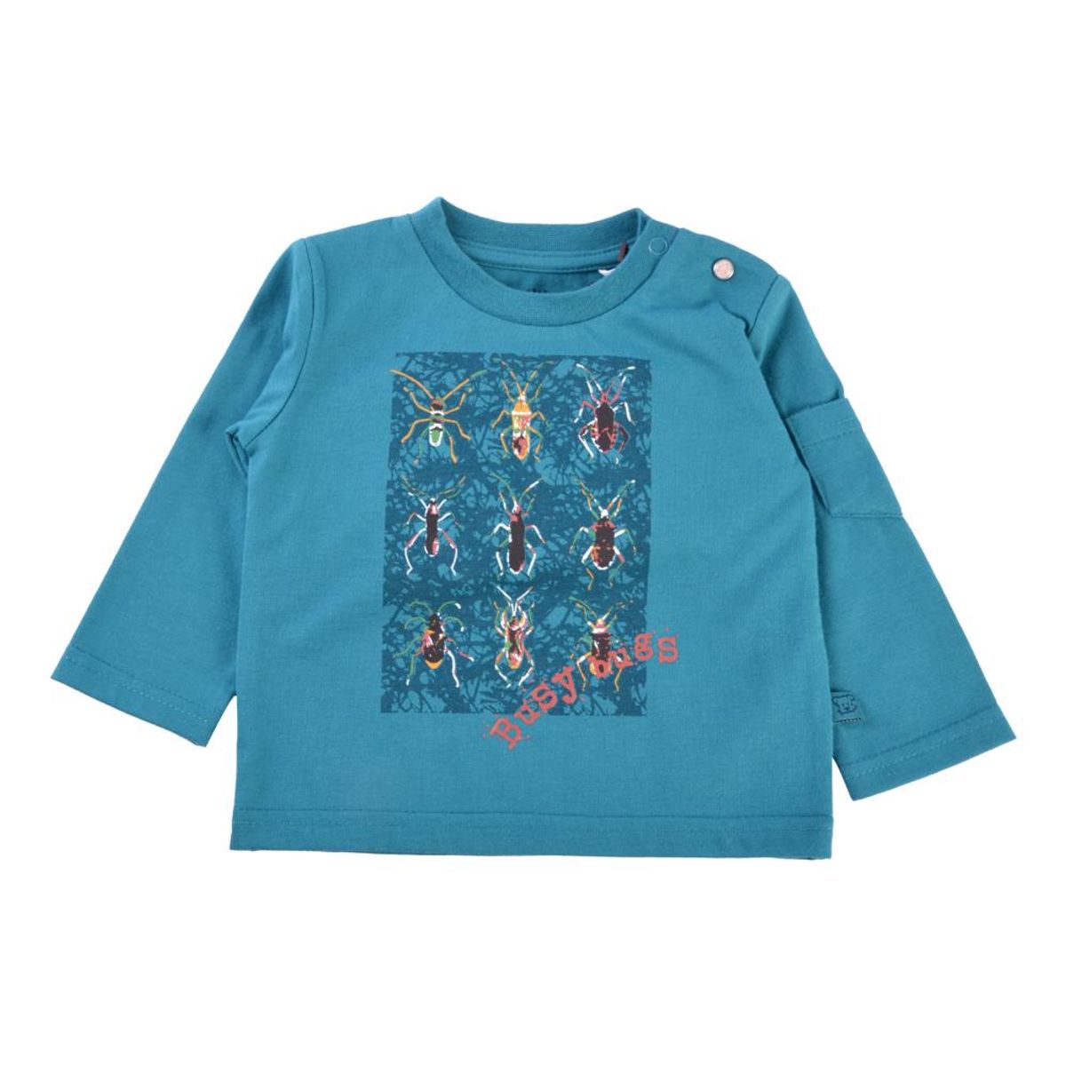 PILLIN - Polera Manga Larga Bebé Niño Verde oscuro Pillin PILLIN