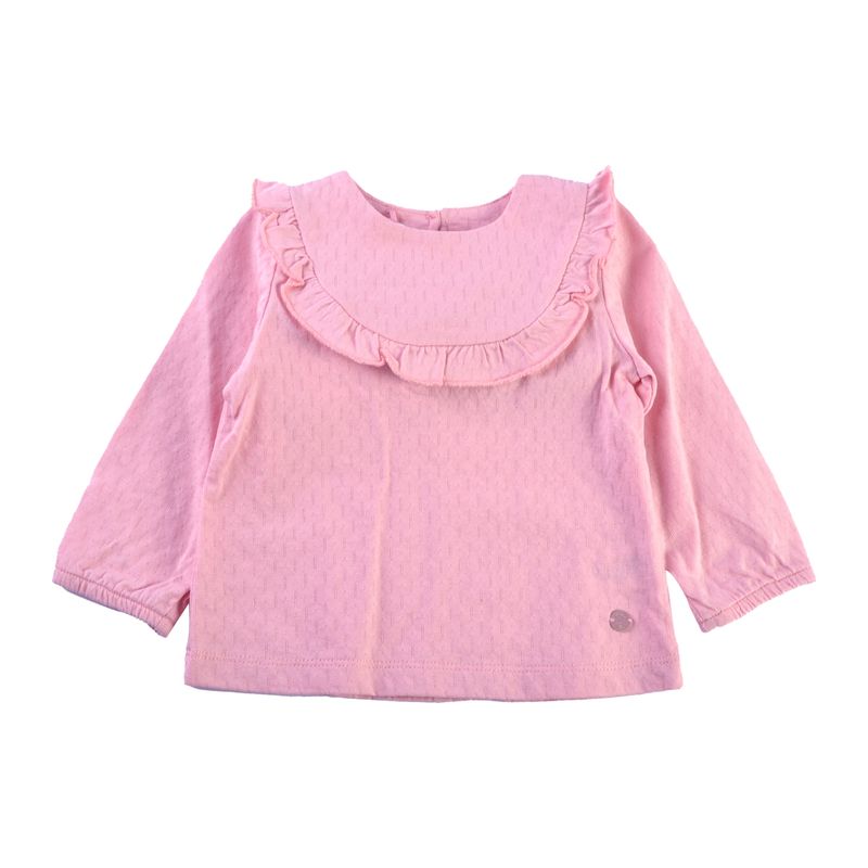 PILLIN - Polera Manga Larga Bebé Niña Rosado Pillin PILLIN