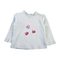 Polera Manga Larga Bebé Niña Verde