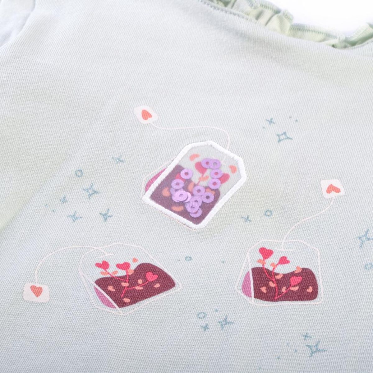 PILLIN - Polera Manga Larga Bebé Niña Verde Pillin PILLIN