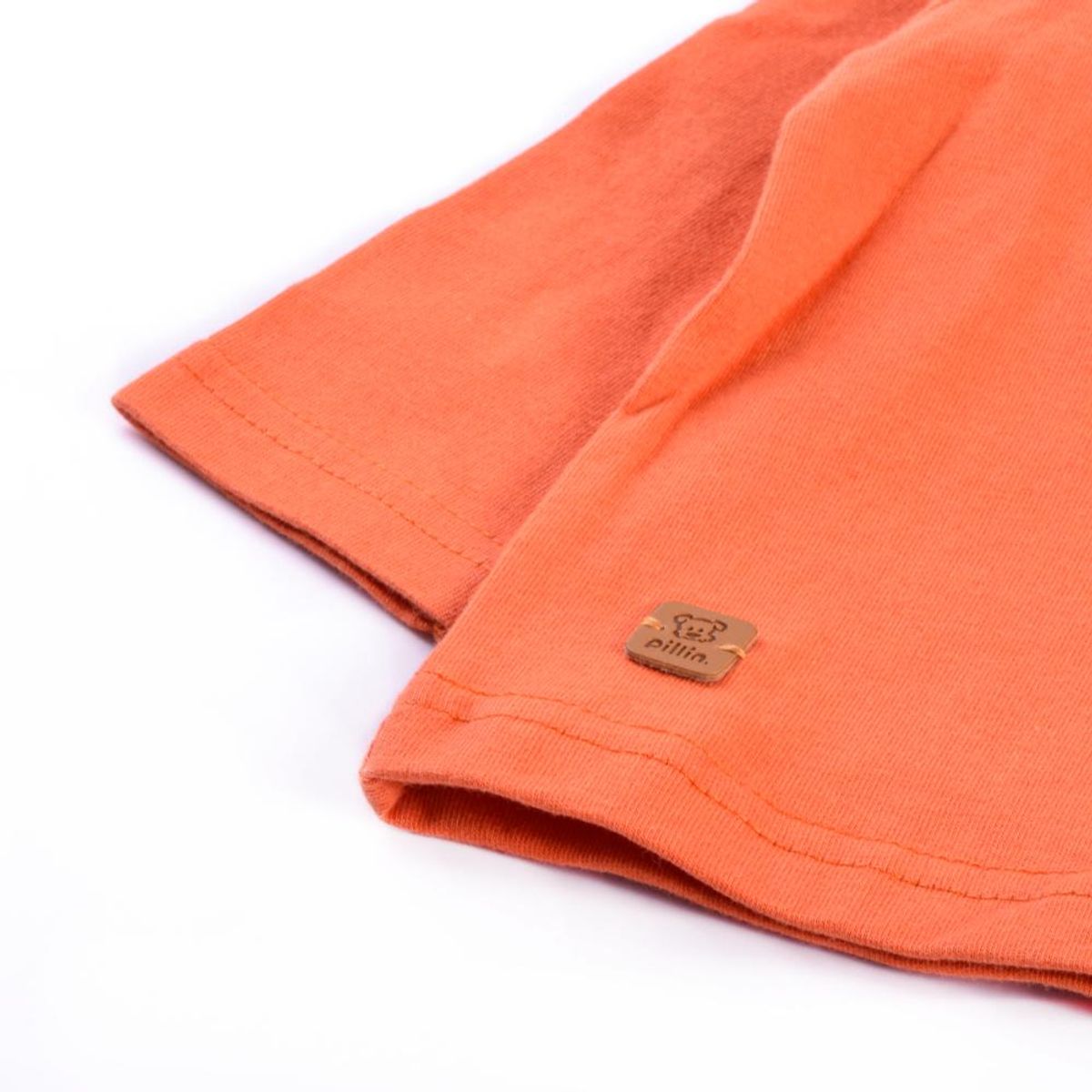 PILLIN - Polera Manga Larga Bebé Niño Terracota Pillin PILLIN