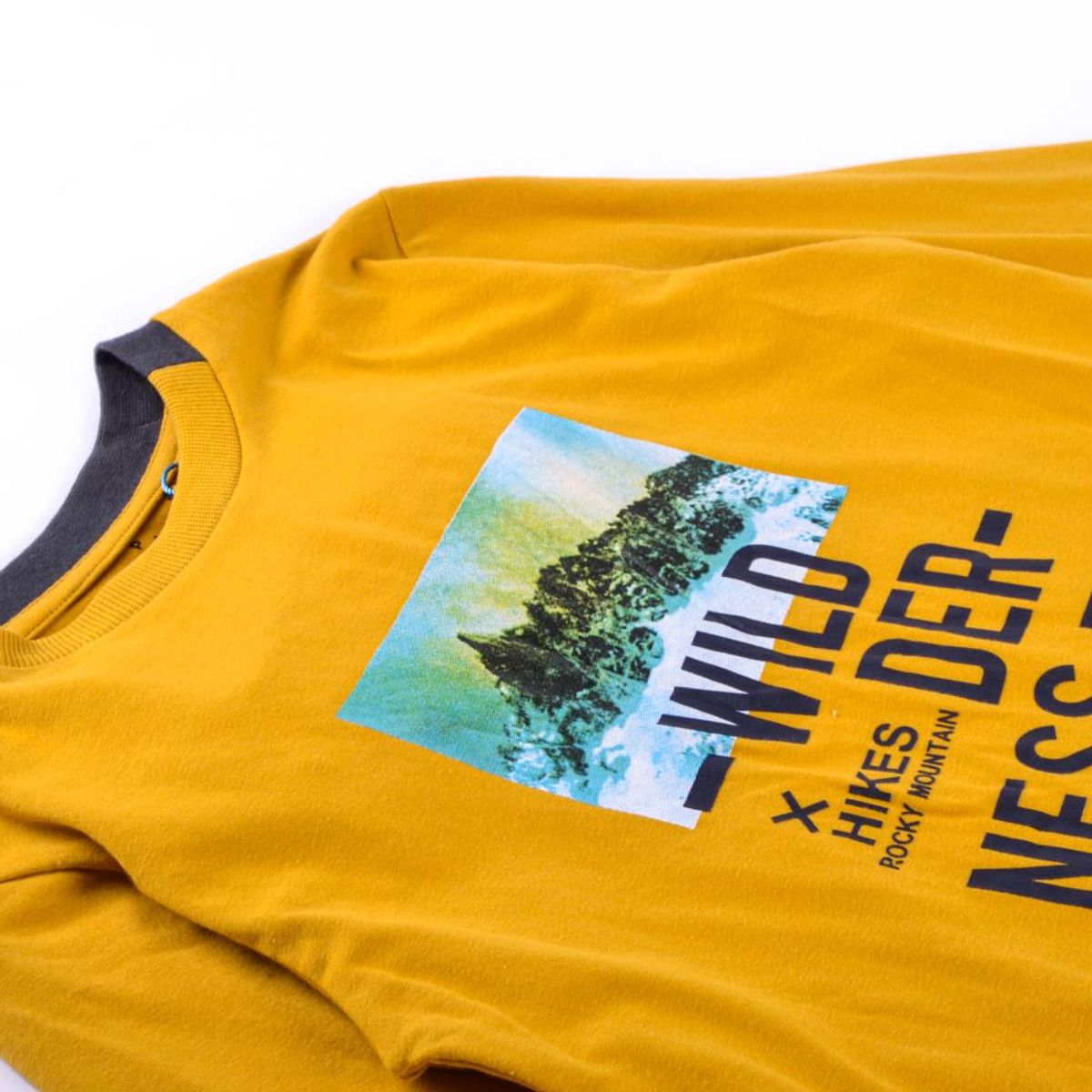 PILLIN - Polera Manga Larga Niño Mostaza Pillin - Amarillo