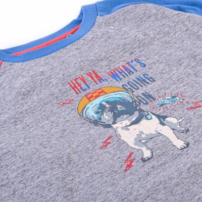 Imagen 2 del producto Polera Manga Larga Niño Gris - Gris