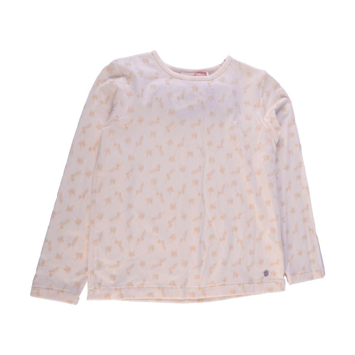 PILLIN - Polera Manga Larga Niña Crudo Pillin - Crema