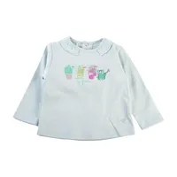 Polera Manga Larga Bebé Niña Menta - Menta