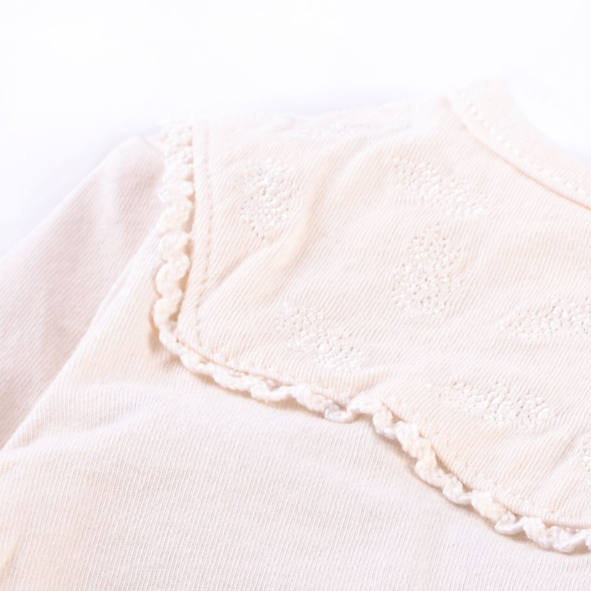 PILLIN - Polera Manga Larga Bebé Niña Blanco Pillin PILLIN