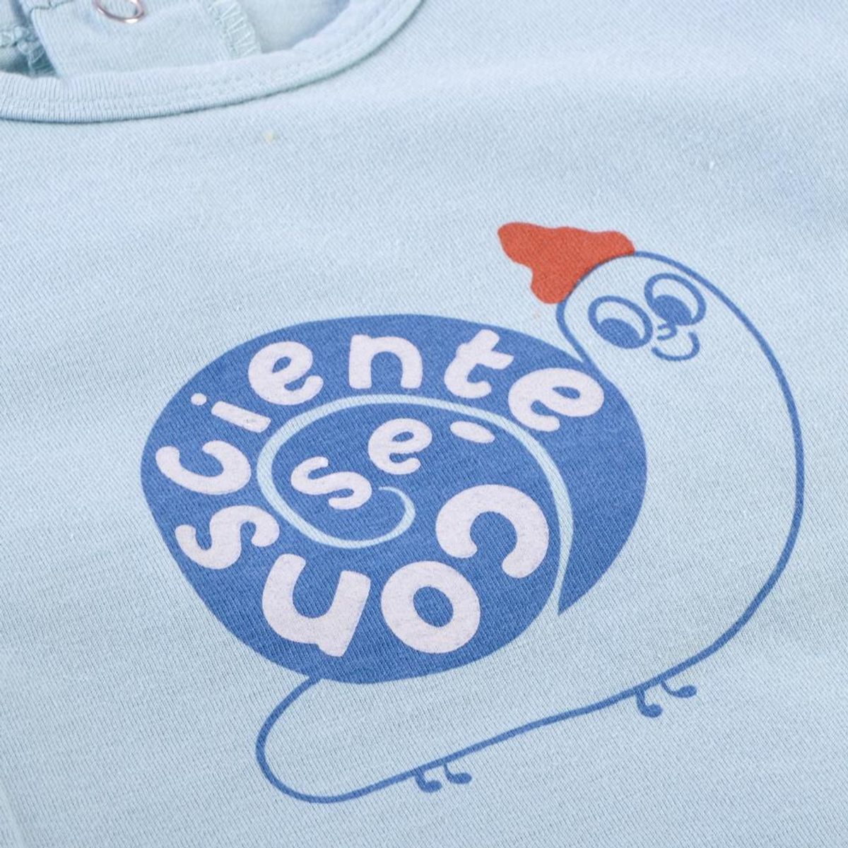 PILLIN - Polera Sustentable Bebé Niño Verde Pillin - Celeste_.