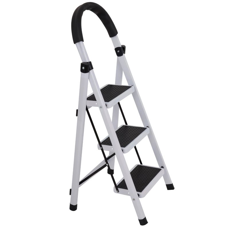 LUMAX - Escalera Plegable Tipo Piso 3 Peldaños KingsHouse
