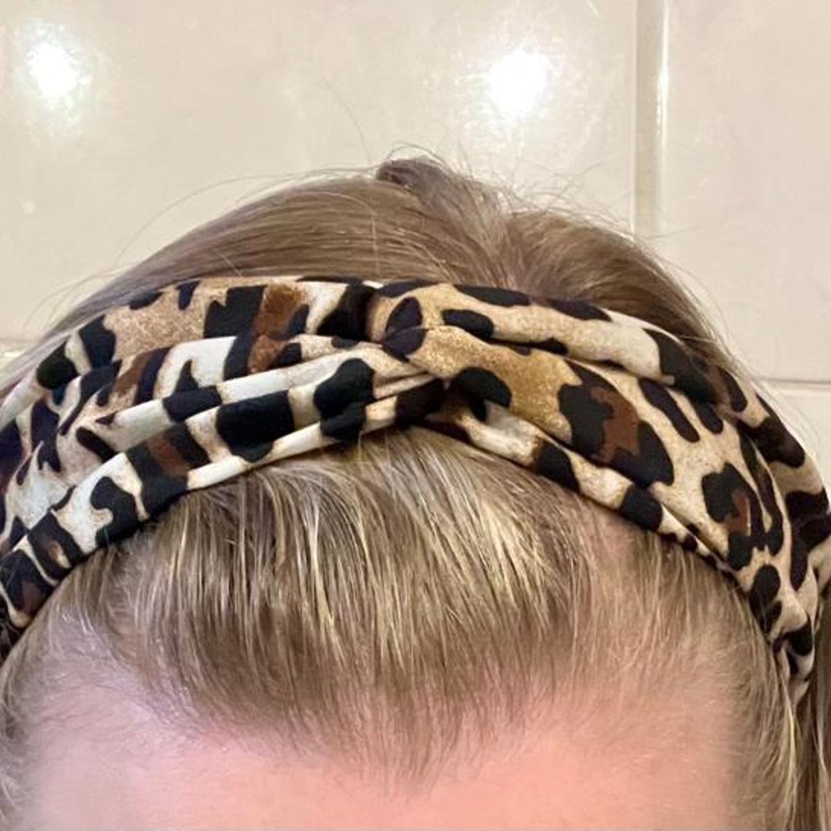 A - Cintillo Turbante Animal Print Diadema Leopardo