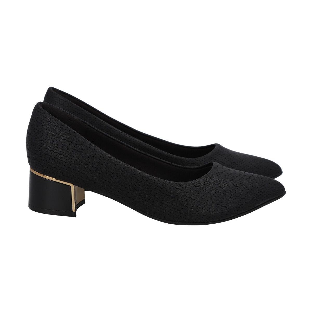 PICCADILLY - Zapato Taci Negro/Oro  Piccadilly