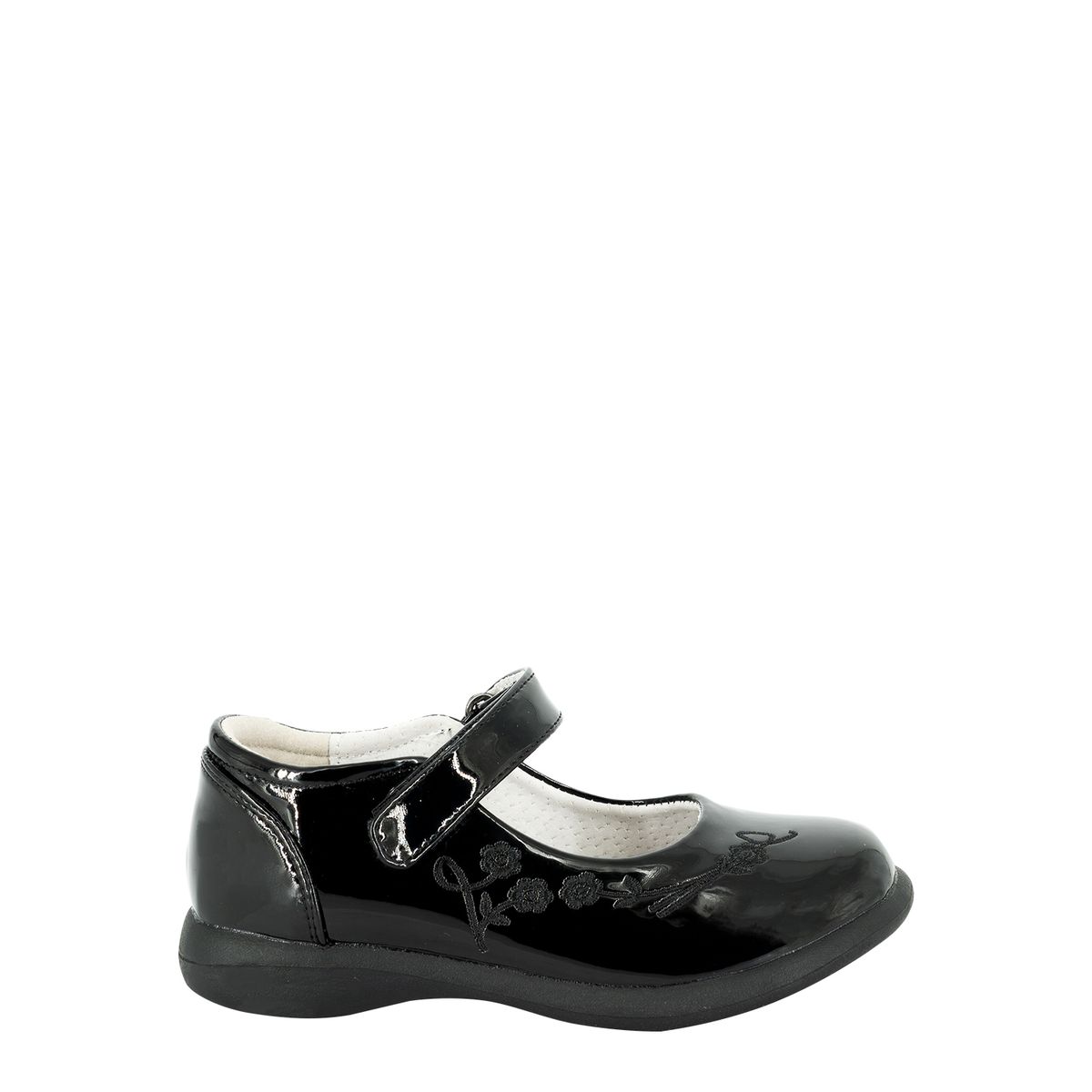 BAMBOO - Zapato Cueca Niña Negro Charol Nemésis Bamboo