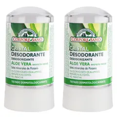 CORPORE SANO - Desodorante Piedra De Alumbre Aloe Vera Pack 2