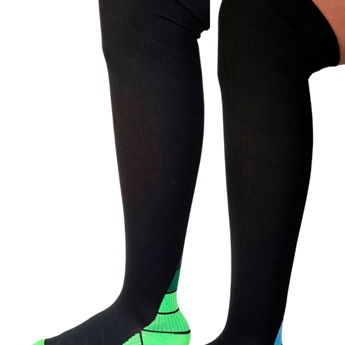 LIKE SHOP - Pack 2 Pares Media Larga Compresión Varices Diseño Hombre. 5747