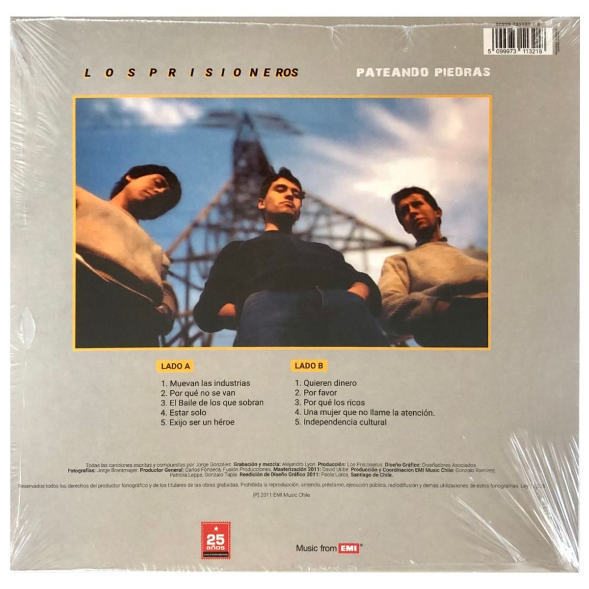 HITWAY MUSIC - LOS PRISIONEROS - PATEANDO PIEDRAS - VINILO HITWAY MUSIC