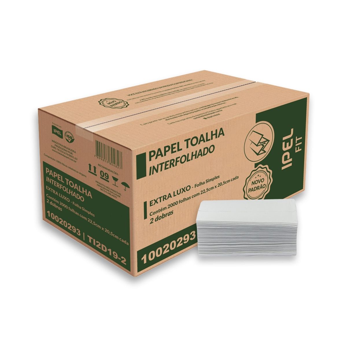 GENERICO - Toalla De Papel Interfoliada hoja simple extra 2.000 hojas