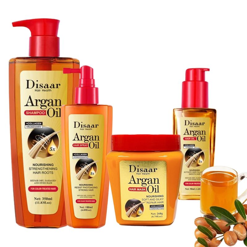 DISAAR - Shampoo Crema Aceites Capilar Pack de Argan