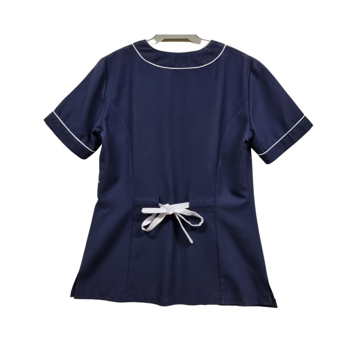 90 GRADOS - Chaquetilla Azul con Ribetes Blancos Para Mujer