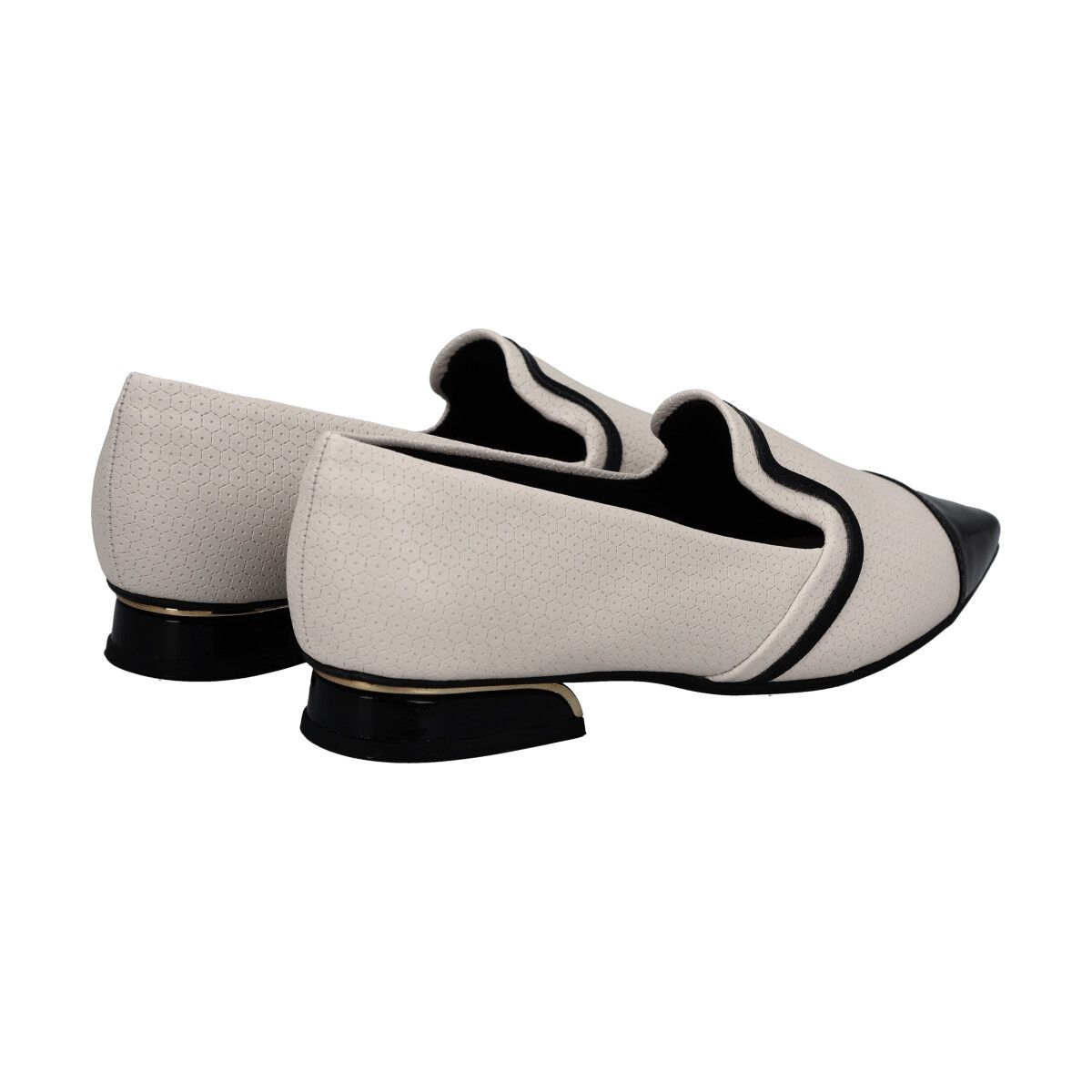 PICCADILLY - Zapato Ana Blanco/Negro Piccadilly