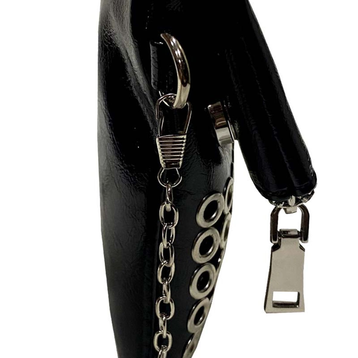 TODOPIEL - Cartera de fiesta Ecocuero Mujer Negro Todopiel