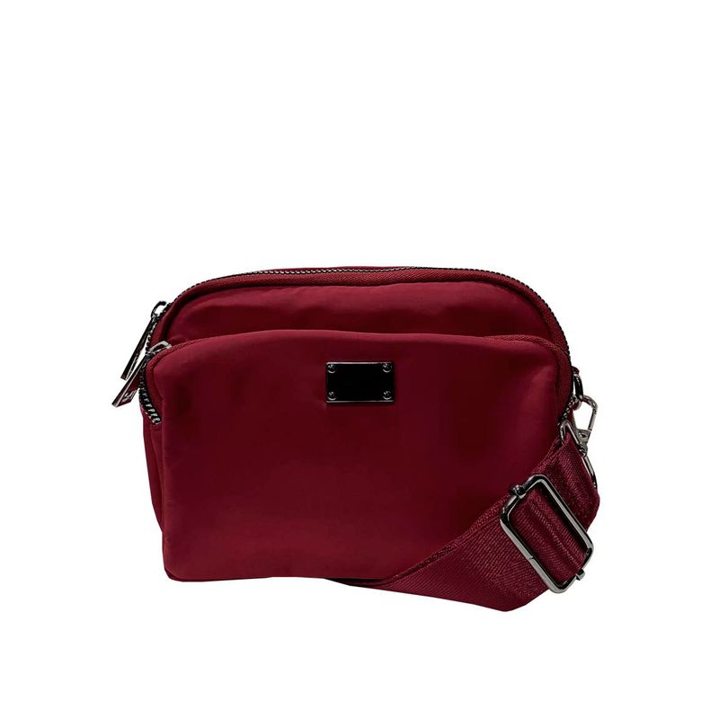 TODOPIEL - Cartera Textil Mujer Rojo Todopiel